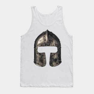 Medieval Armour Helmet Tank Top